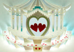 Load image into Gallery viewer, Anniversary Mothers Day Wedding Love Carousel Fairground 3D Pop Up Occasion Greeting Card
