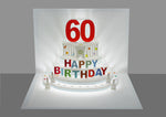 Load image into Gallery viewer, Happy 60th Birthday 3D Pop Up Greetings Card
