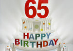 Load image into Gallery viewer, Happy 65th Birthday 3D Pop Up Greetings Card
