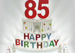 Load image into Gallery viewer, Happy 85th Birthday 3D Pop Up Greetings Card
