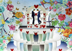 Load image into Gallery viewer, Male Gay On Your Wedding Day Floral 3D Pop Up Wedding Cake Special Day Greeting Card LGBT
