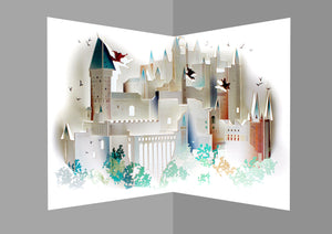 Hogwarts School Harry Potter 3D Pop Up Birthday Greeting Card