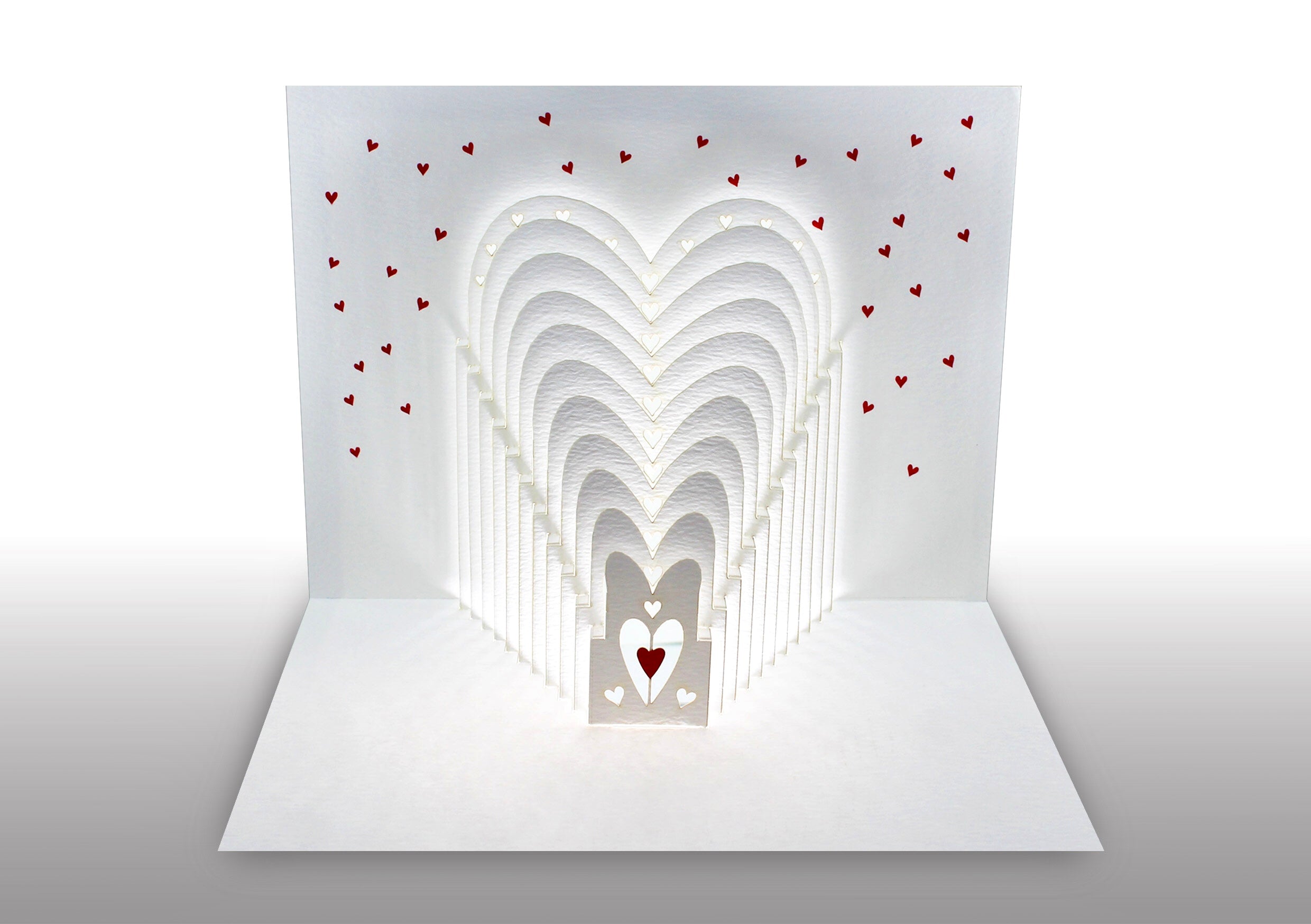 Mothers / Valentines Day Love Hearts 3D Pop Up Greeting Birthday Wedding Anniversary Card