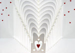 Load image into Gallery viewer, Mothers / Valentines Day Love Hearts 3D Pop Up Greeting Birthday Wedding Anniversary Card
