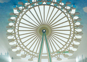 The London Eye Millennium Wheel Iconic Sky London Landmark 3D Pop Up Birthday Greeting Card