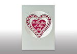 Load image into Gallery viewer, Valentines Love of My Life 3D Cut Out Wedding Anniversary Birthday Greeting Card
