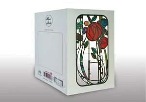 C R Mackintosh Inspired 3D Cut Out Valentines Roses Wedding Anniversary Birthday Greeting Card