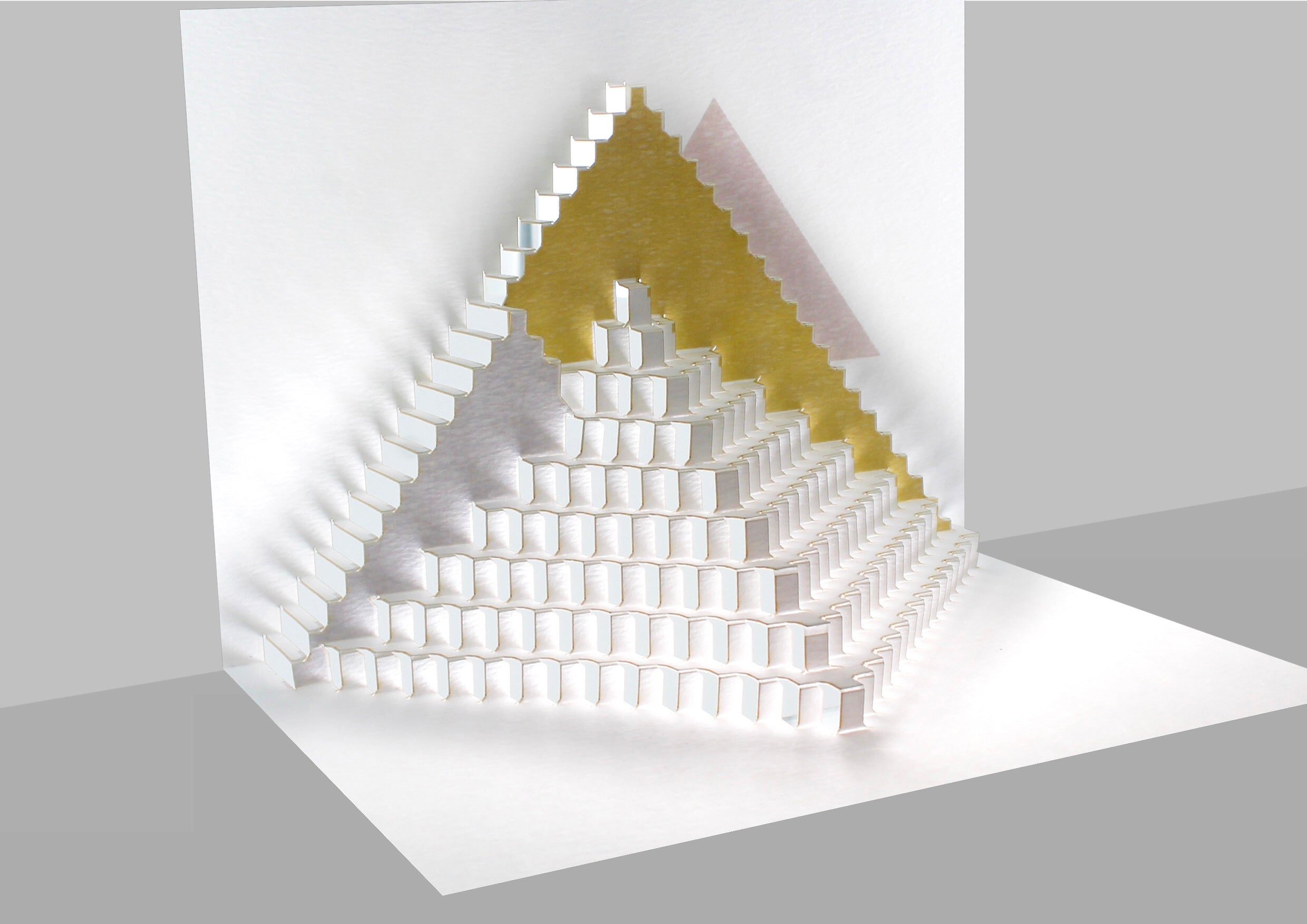 Egyptian Pyramids World Landmarks 3D Pop Up Birthday Greeting Card