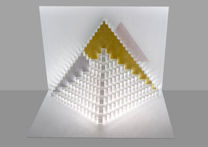 Egyptian Pyramids World Landmarks 3D Pop Up Birthday Greeting Card