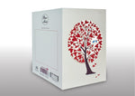 Load image into Gallery viewer, Valentines Red Heart Tree of Love 3D Cut Out Wedding Anniversary Birthday Greeting Card
