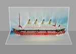 Load image into Gallery viewer, RMS Titanic Ship British Icons 3D Pop Up Birthday Greeting Card
