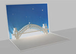 Load image into Gallery viewer, Sydney Harbour Bridge World Landmark 3D Pop Up Birthday Greeting Card
