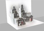 Load image into Gallery viewer, Tudor Buildings &amp; Architecture Iconic London 3D Pop Up Birthday Greeting Card

