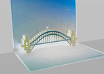 Load image into Gallery viewer, The Tyne Bridge Iconic British Landmark 3D Pop Up Birthday Greeting Card
