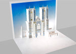 Load image into Gallery viewer, Westminster Abbey Iconic London Landmark 3D Pop Up Birthday Greeting Card
